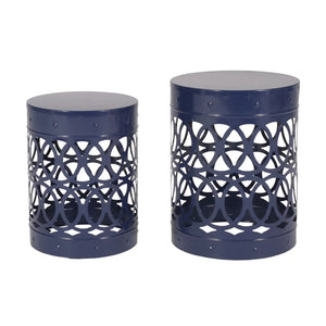 Delight - Powder Coated Iron End Table (Set of 2) - Best Buy Furniture