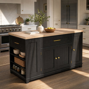 52" Kitchen Island Cabinet with Storage