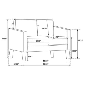 Farallone - Track Arm Loveseat
