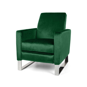 Arvin Push Back High Metal Leg Recliner