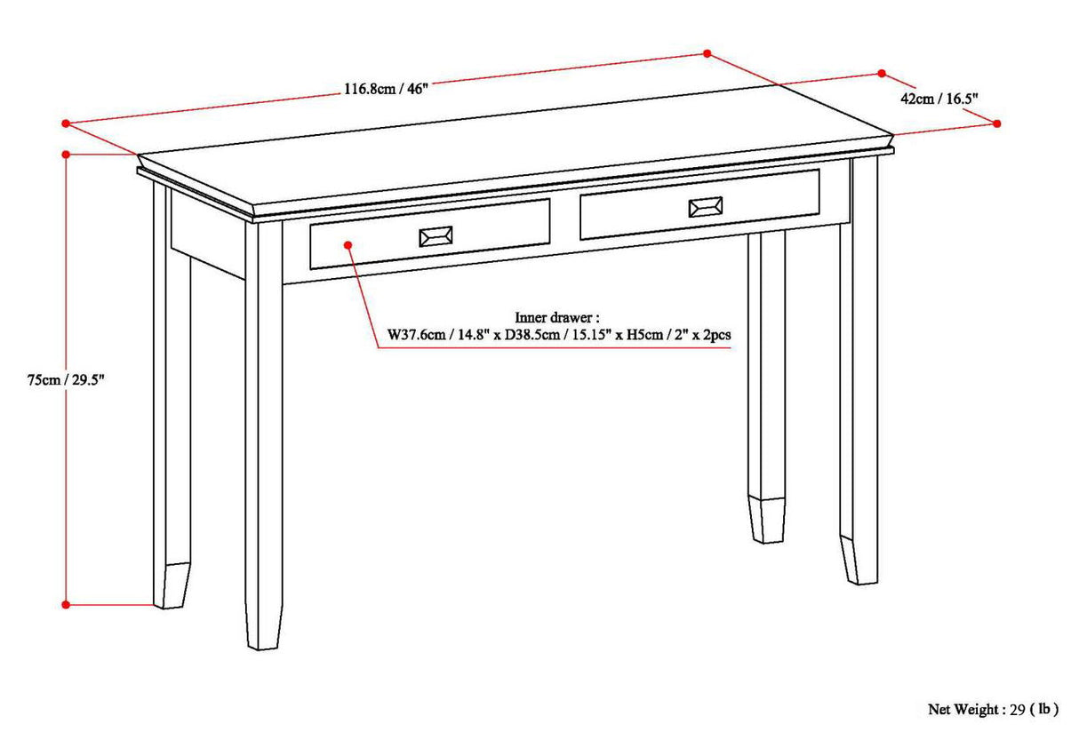 Artisan - Handcrafted Console Sofa Table
