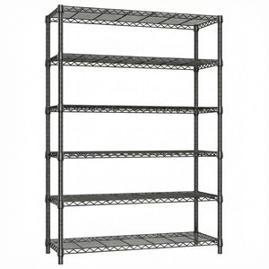 6-Tiers Storage Shelves - 2100LBS Capacity