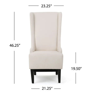 Alight - Upholstered Dining Chair With High Back And Birch Wood Legs (Set of 2) - Best Buy Furniture