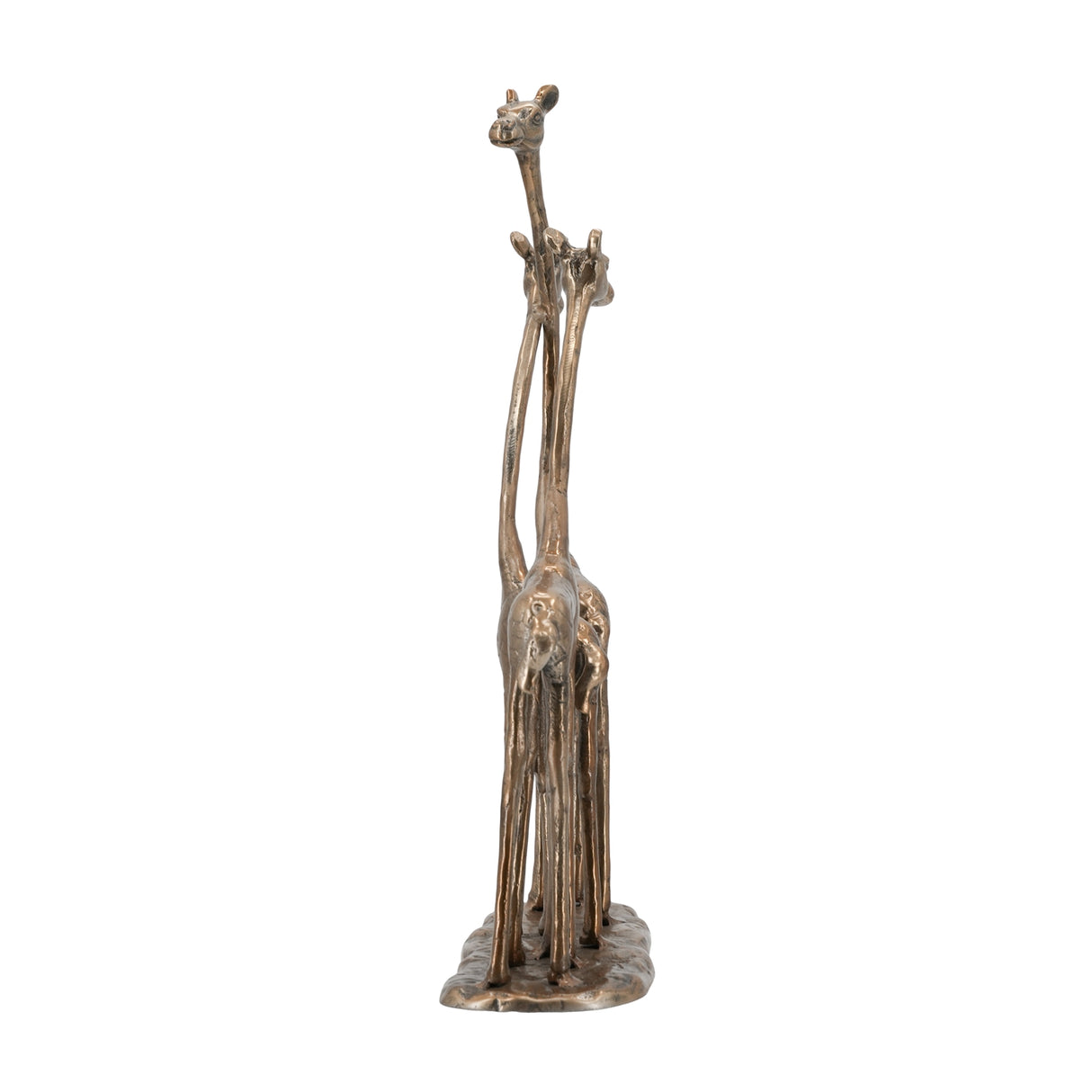 10x3.9x18.9" Giraffe Sculpture, Animal Statue Decor