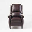 Memphis - Standard Recliner Club Chair - Burgundy - Best Buy Furniture