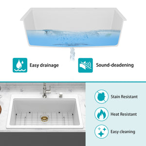 Granite Composite Quartz Kitchen Sink With Workstation Features And Drop In Design