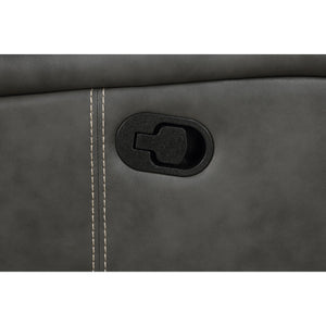 Forrest - Motion Reclining Sofa Comfort With Elegant Tufting And Wide Track Arms - Gray