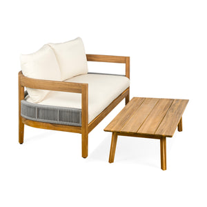 Porto Outdoor Loveseat & Table