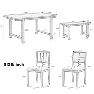 6 Piece Kitchen & Dining Room Furniture