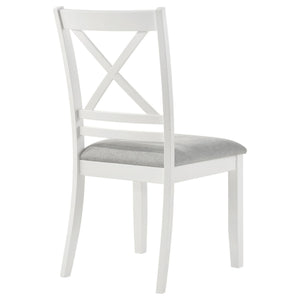 Evanston - Cross Back Dining Side Chair (Set of 2) - White