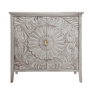 2 Door Cabinet, Suitable For Bedroom - Light Gray