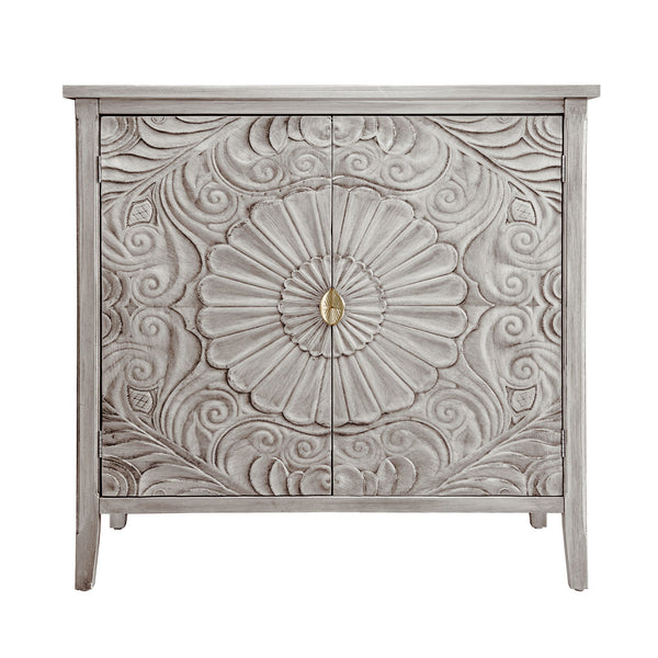 2 Door Cabinet, Suitable For Bedroom - Light Gray