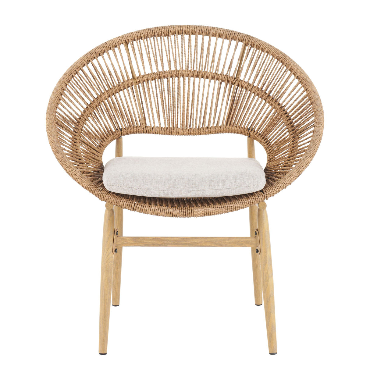 Cyril - Outdoor Papasan Style Dining Chair (Set of 2)