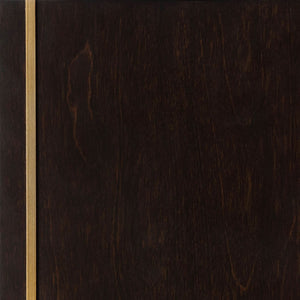 2 Drawer Nightstand With Trim And USB Charging - Brown