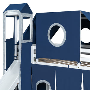 Loft Bed With Tent And Tower