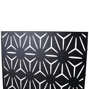 Outdoor & Indoor Metal Privacy Screen, Freestanding Decorative Panels
