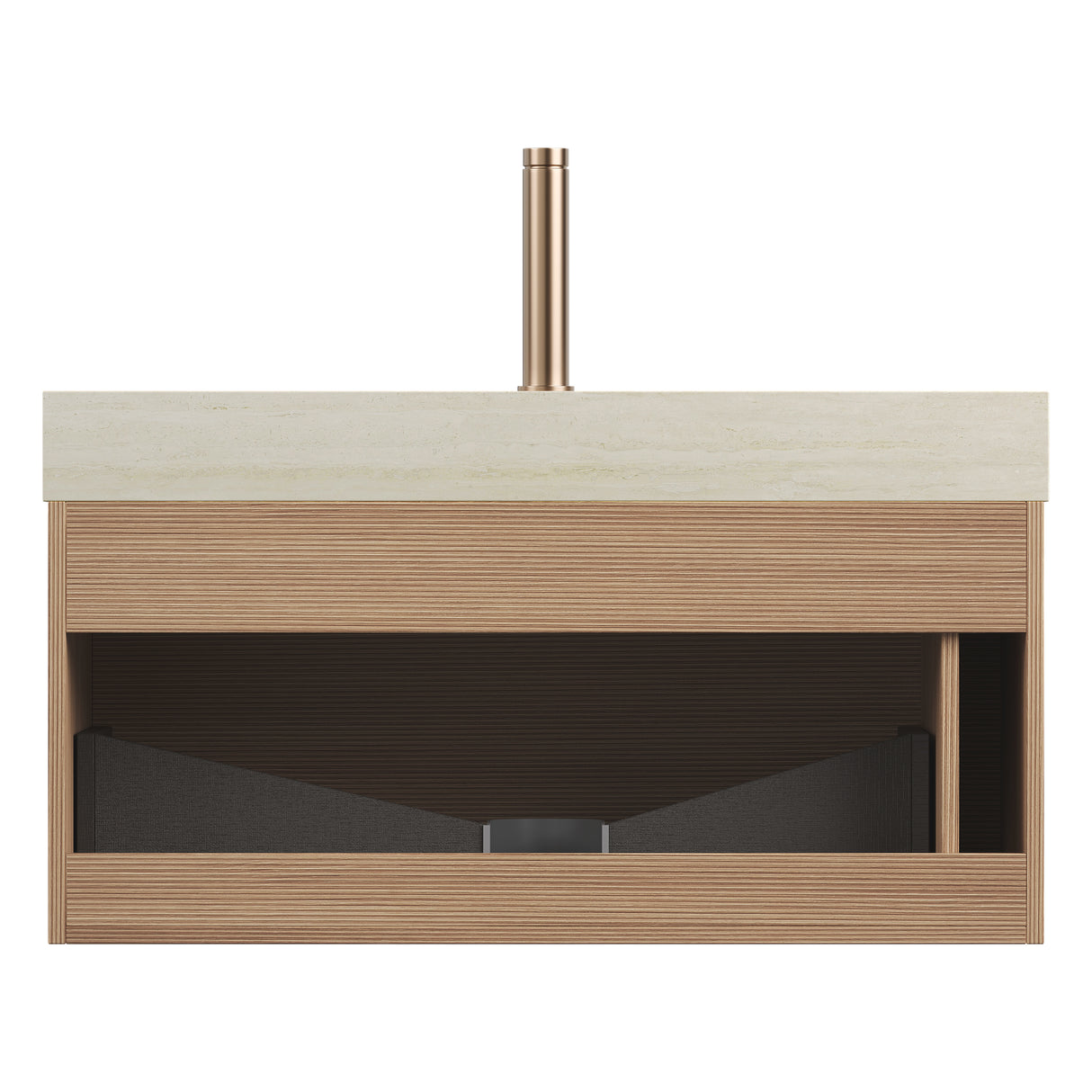 NYAH 36'' Bathroom Vanity & Sink - Floating Ultra-Slim Grille Design