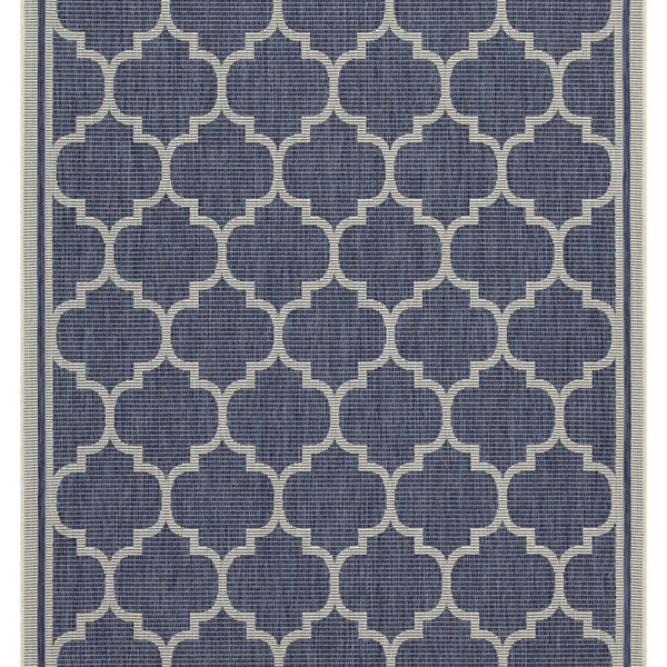 Sunshine - 5'3" X 7'3" Indoor, Outdoor Area Rug Polypropylene - Blue