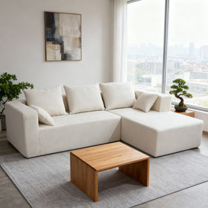 Modular Corner Sofa With Soft Fabric
