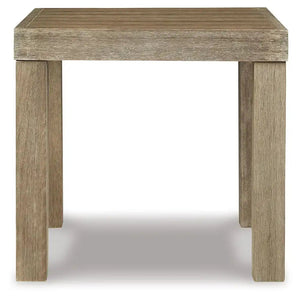 Silo Point - Square End Table - Brown