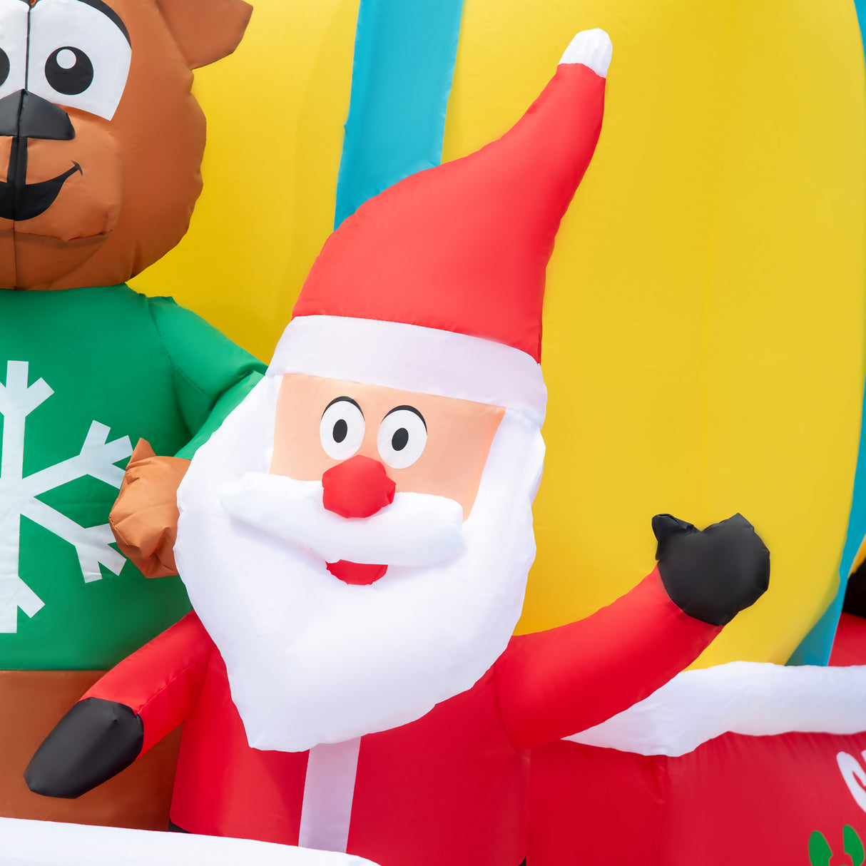 Outsunny 9ft Christmas Inflatables Outdoor Decorations