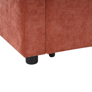 Modern L Shaped Sectional Sofa Bed With Hidden Storage Upholstery