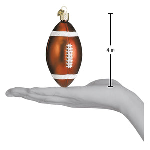 Football Ornament Glass Decoration