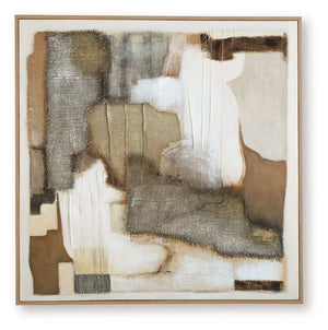Wylander - Wall Art - Tan / Brown / Gray - Best Buy Furniture