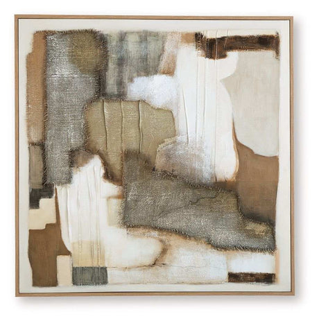 Wylander - Wall Art - Tan / Brown / Gray - Best Buy Furniture