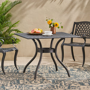 Arch Mesh Dining Table With Lightweight Frame - Black - Best Buy Furniture