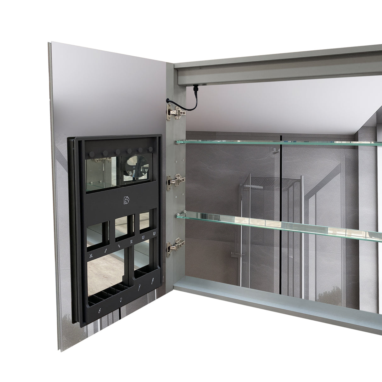 60 x 36 Inch LED Lighted Bathroom Medicine Cabinet
