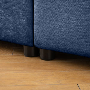 Contemporary Elegant Sofa With Storage And Ottoman
