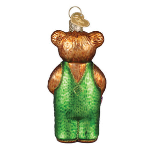 Corduroy Holding Book Ornament
