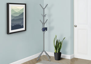 Coat Rack, Hall Tree, Free Standing, 8 Hooks, Entryway, Contemporary & Modern - Best Buy Furniture