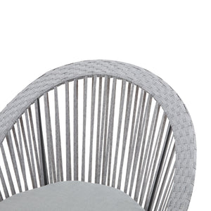 Modern Swivel Wicker Lounge Chair With Round Design