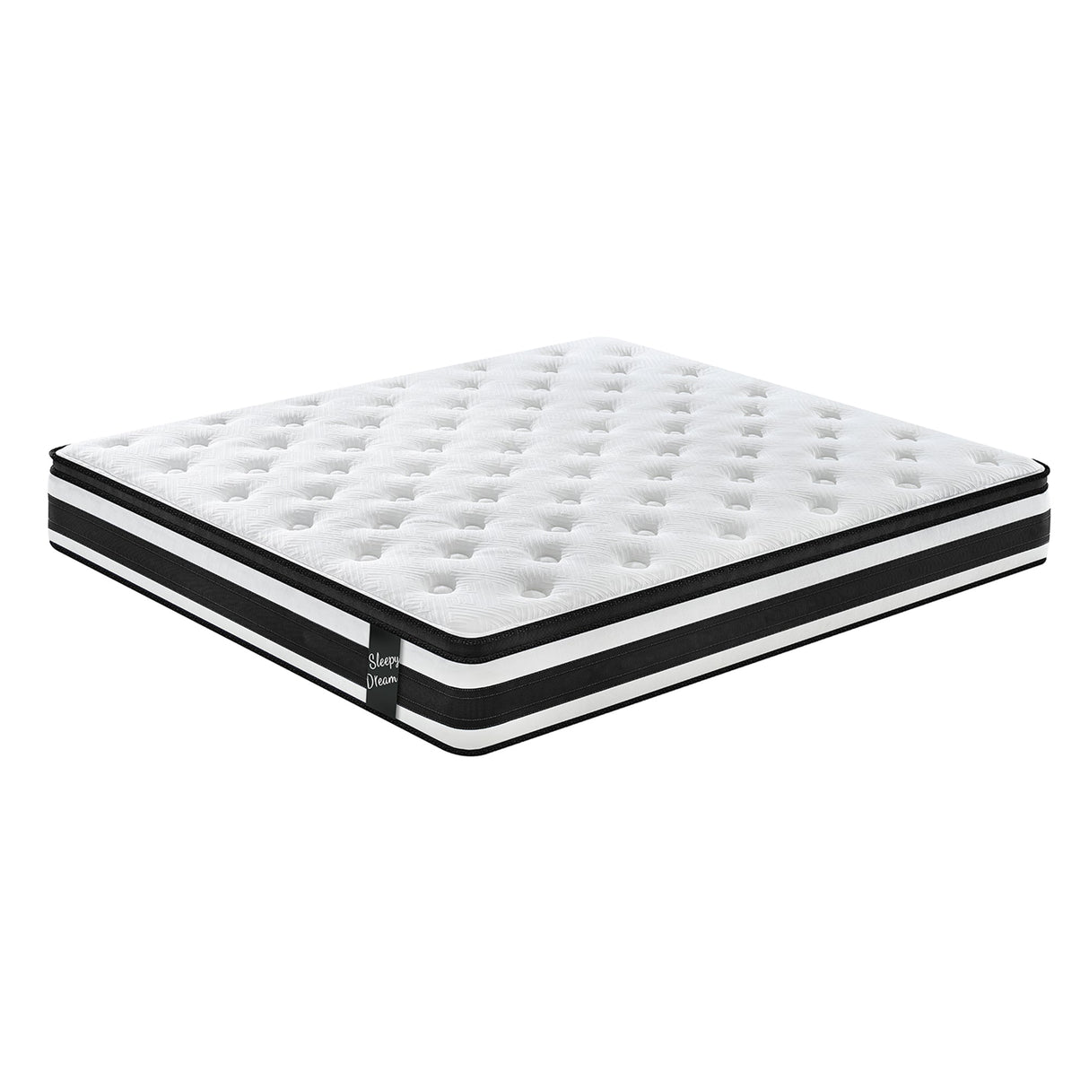 Full-Size-Hybrid-Mattress-Breathable-Cool-Knitted-Fabric-Cover-Soft-Memory-Foam-Individual-Pocket-Spring-CetriPUR-US-Mattress