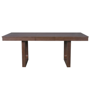 Extendable Dining Set, Farmhouse Extendable Table With Upholstered Chairs