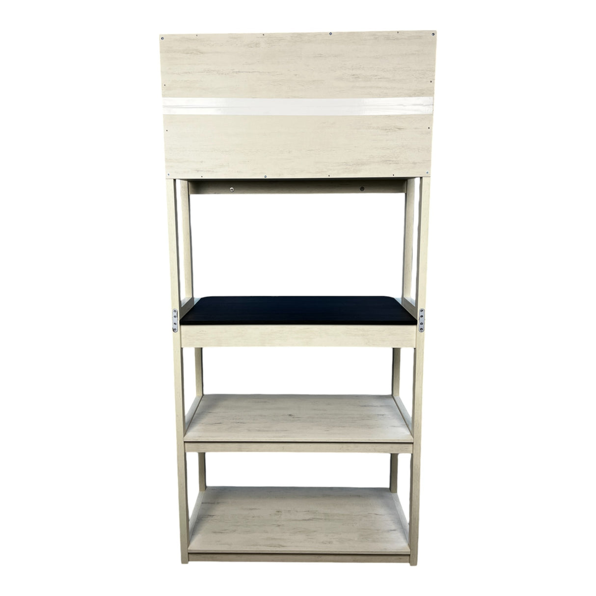 31.5" Baker's Rack in White and Black