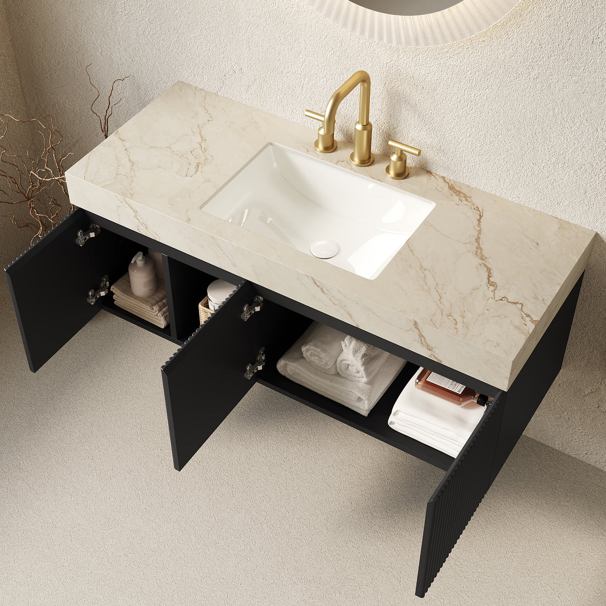 Eiden 48" Bathroom Vanity & Sink