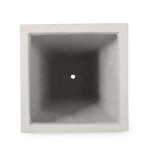 Outdoor Modern Cast Stone Planter