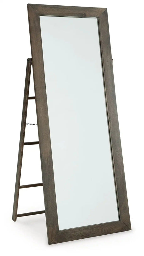Dirkins - Floor Mirror - Brown - Best Buy Furniture