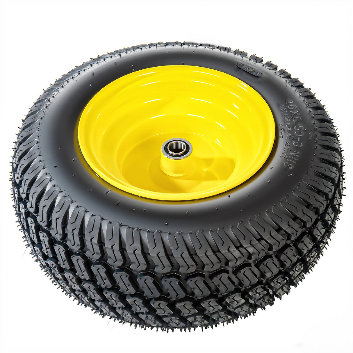 Set of 2 Lawn Mower Tires and Wheel Assembly