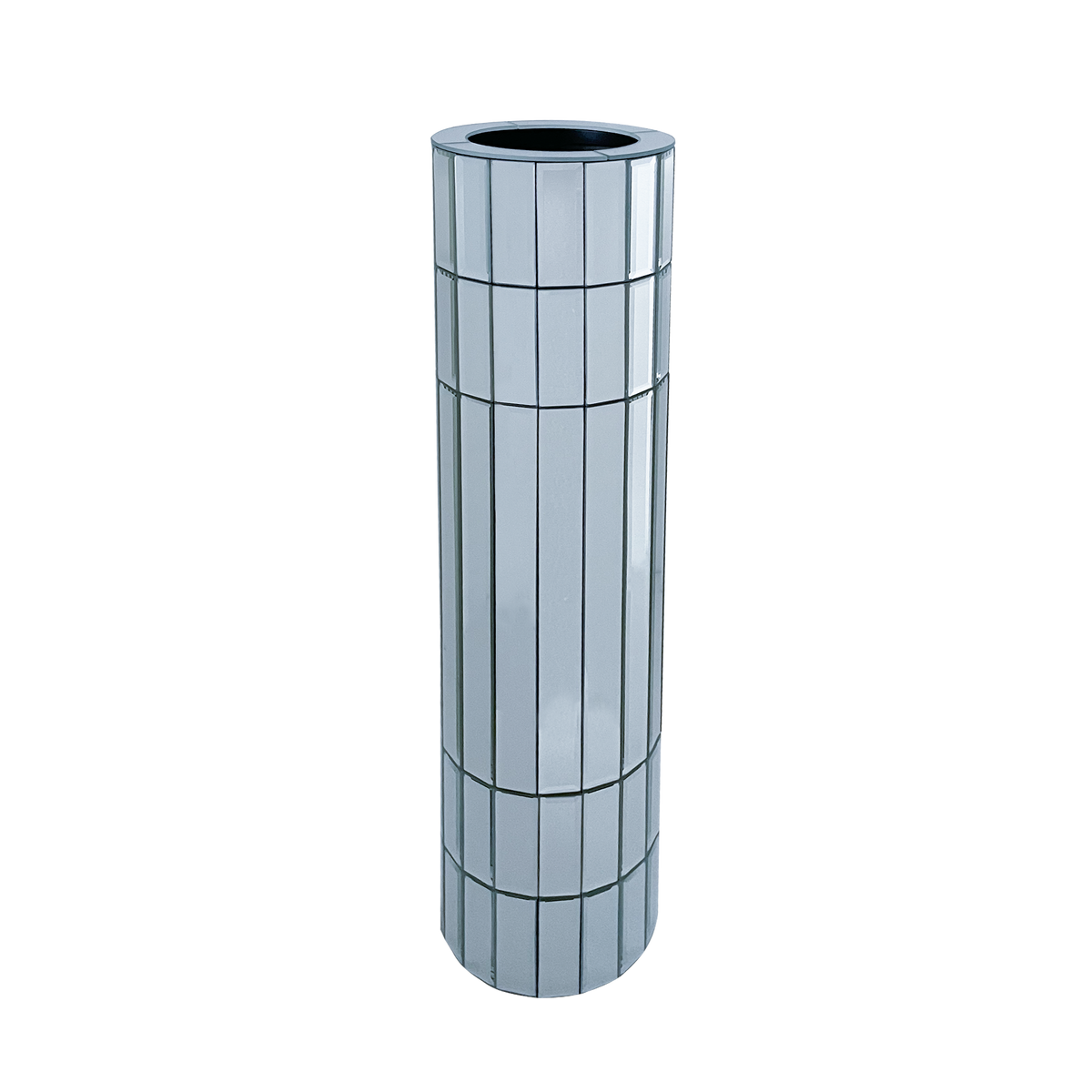 29.92" Tall Floor Vase Mirrored