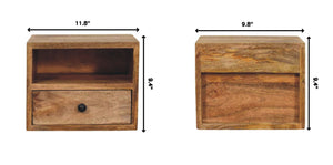 Solis - 1 Drawer Wall Mounted Nightstand