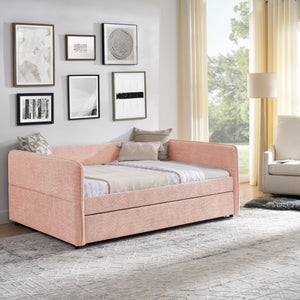 Upholstered Daybed With Pop Up Trundle