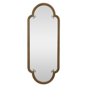 Scalloped Oval Wall Mirror, Vintage