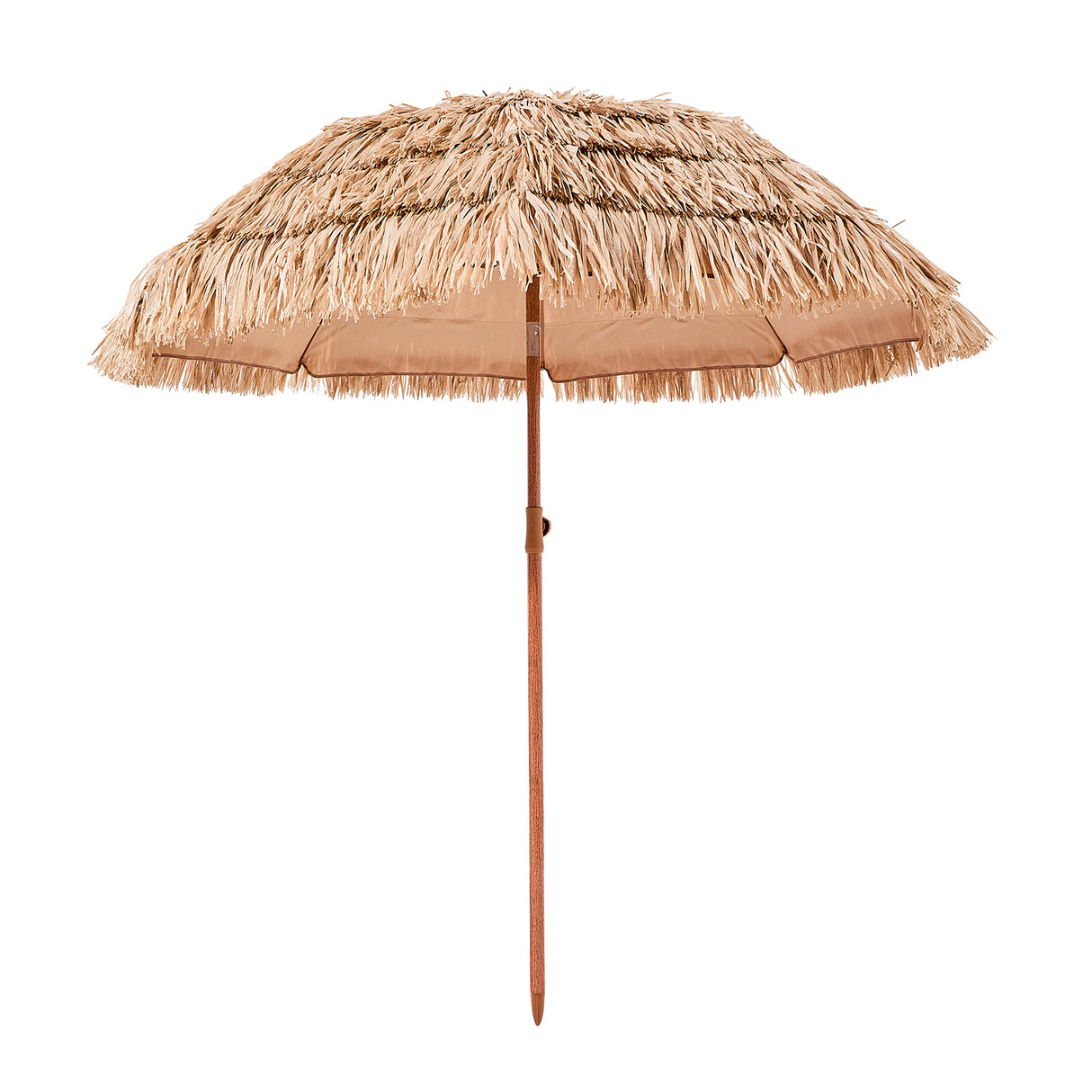 Tiki Umbrella Thatched Patio Umbrella 6 ft Poolside Beach Umbrella