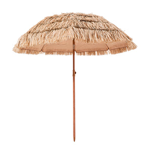 Tiki Umbrella Thatched Patio Umbrella 6 ft Poolside Beach Umbrella