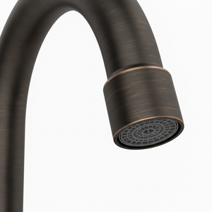 2 Handles Bathroom Sink Faucet, Oil Rubbed Bronze Centerset