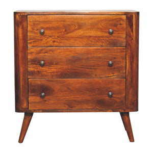 Solid Wood Bera Chest, 3 Drawers